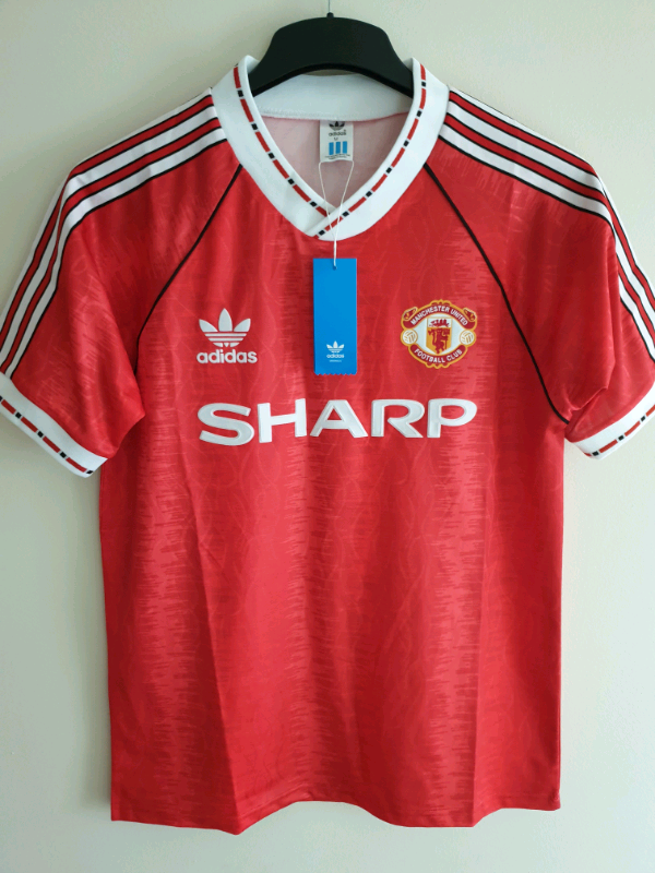 man utd retro shirts adidas